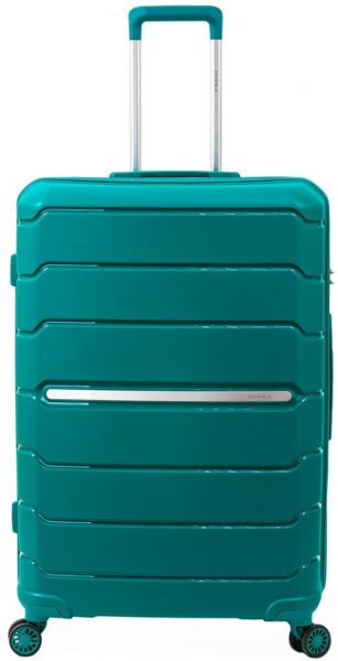 Чемодан облегченный из полипропилена Supra Luggage STS-1004-M, Marine Green