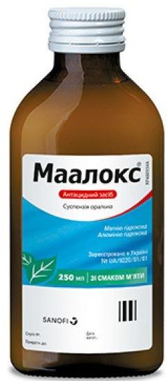 Маалокс сусп. 250мл №1