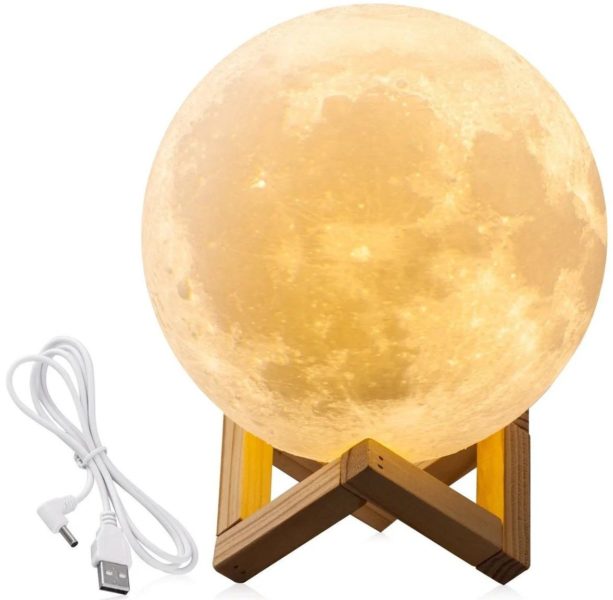 Светильник-ночник 3D луна