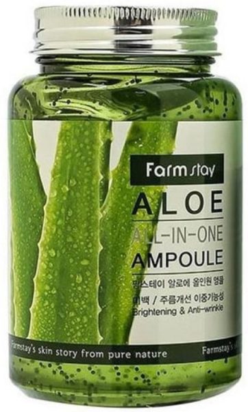 Farmstay All-In-One Aloe Ampoule с экстрактом алоэ, 250 мл