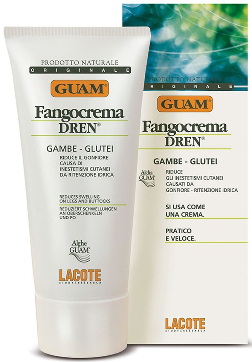 Guam крем Fangocrema Dren Gambe Glutei Cream против отёков с дренажным эффектом для тела