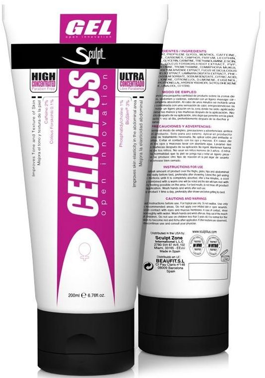 Sculpt крем антицеллюлитный Celluless для женщин