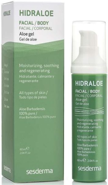 SesDerma Hidraloe Алоэ-гель для лица и тела, 60 мл